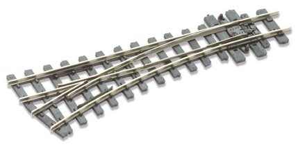 SLE492 Peco Left Hand Electrofrog Turnout OO-9