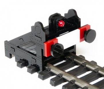 BF-HO-01 Proses HO/OO Scale Buffer Stop with light DCC Wireless