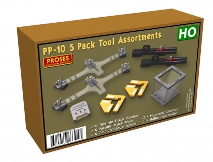 PP-10 Proses 5 Pack Tool Assortments for OO / HO