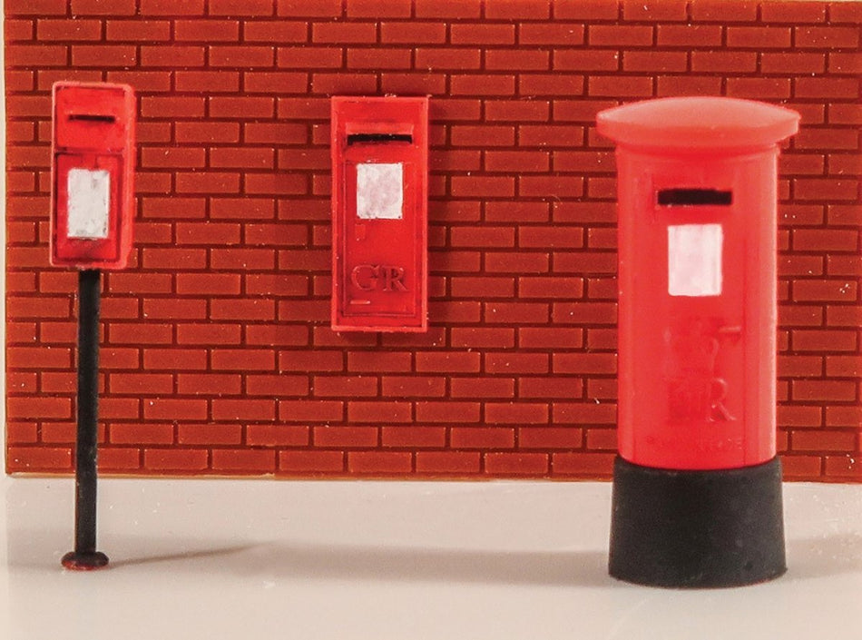5044 Model Scene Post Boxes (6 assorted)