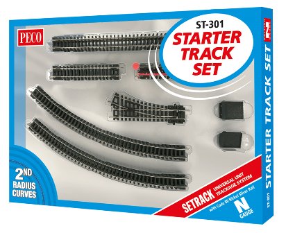 ST301 Peco Setrack Starter Track Set No. 2 Radius