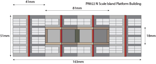 PN922 Metcalfe Island Platform Building