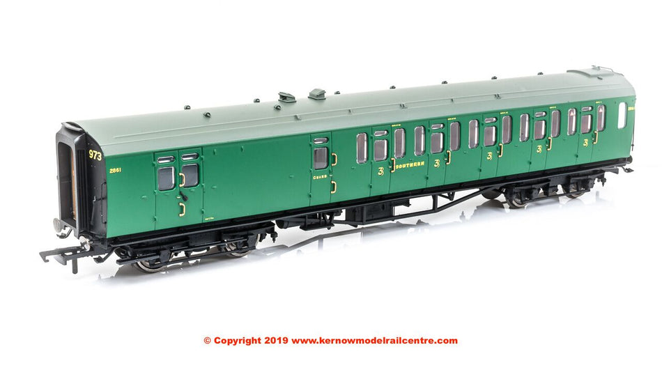 R4884B Hornby SR Bulleid 59ft Corridor Brake 3rd Coach 2861