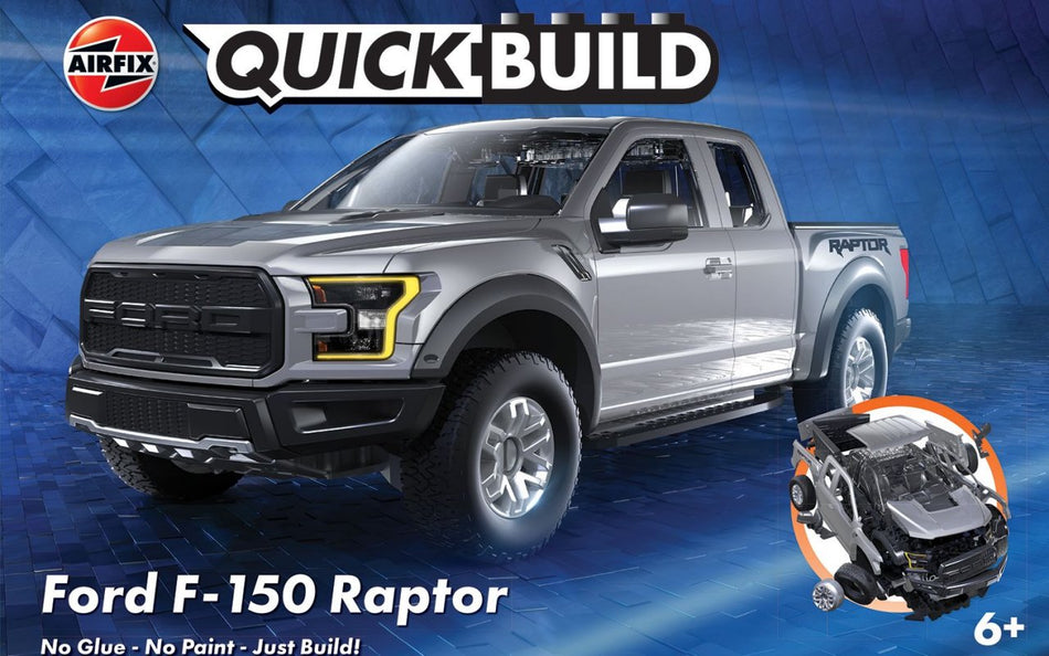 J6053 Airfix Quickbuild Ford F-150 Raptor Grey