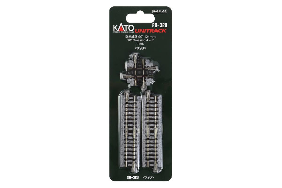 20-320 Kato Unitrack (X90) Crossing 90 Degree 124mm
