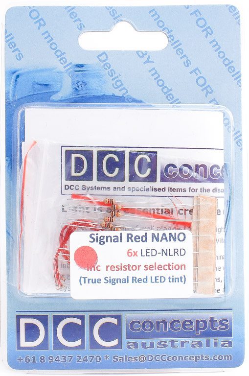 LED-NLRD DCC Concepts NANO LED Red