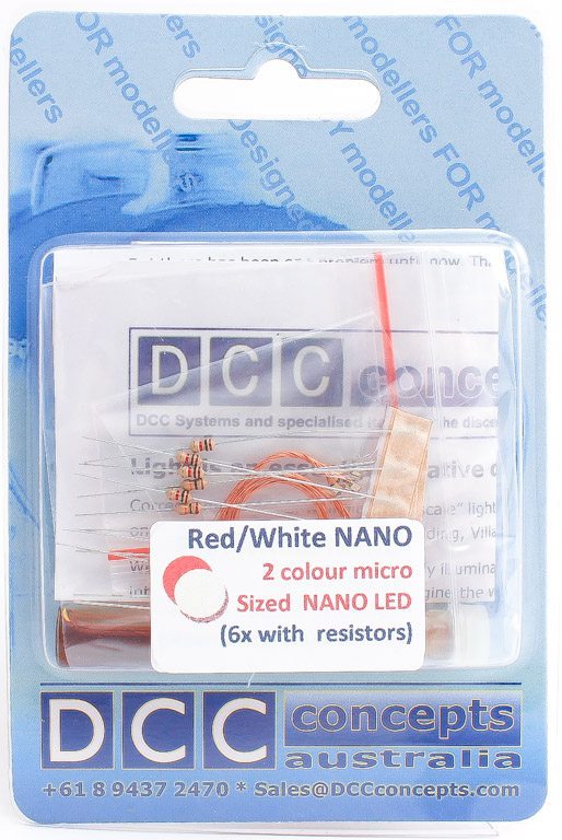 LED-NLRW DCC Concepts NANO LED Red and White