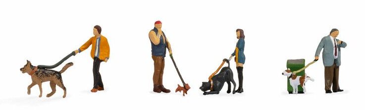 15471 Noch Dog Walkers (4) Figure Set