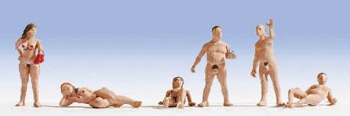 36843 Noch Nudists (6) Figure Set