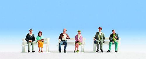 45242 Noch Seated Passengers (6) Figure Set