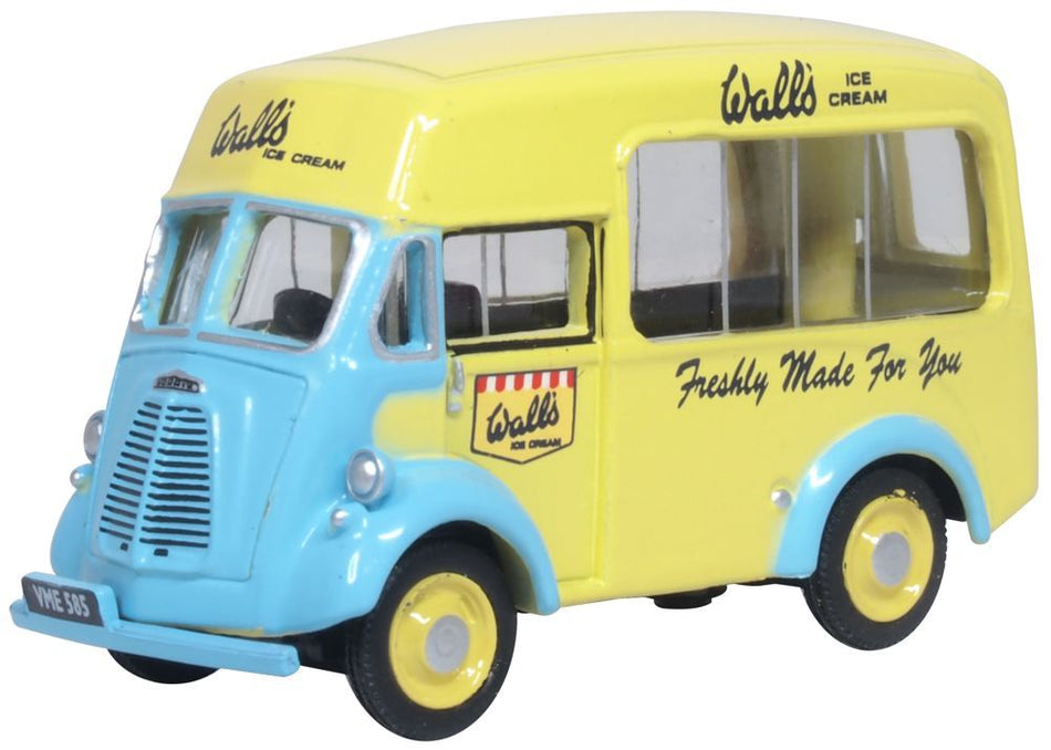 76MJ012 Oxford Diecast Morris J Type Van Walls Ice Cream