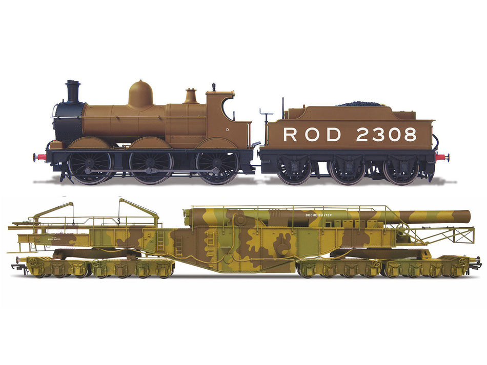 OR76BOOM04 Oxford Rail Dean Goods ROD WW1 Boch Buster Train Pack