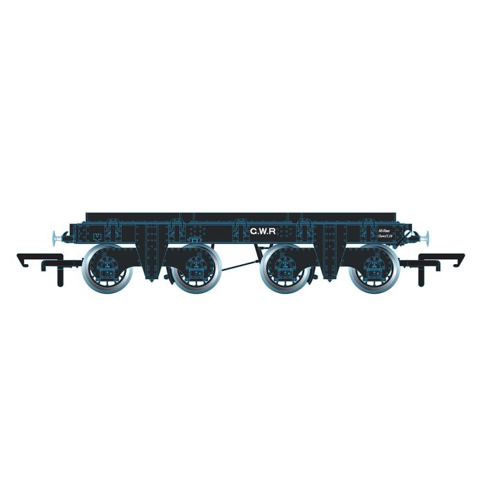 OR76TOT003BU Oxford Rail Totem A Wagon Rebuilt GWR (Post 1936) U