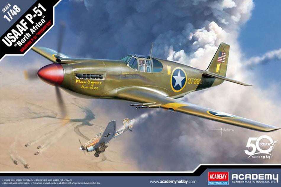 PKAY12338 Academy USAAF P-51 ""North Africa"" / Mustang Mk IA