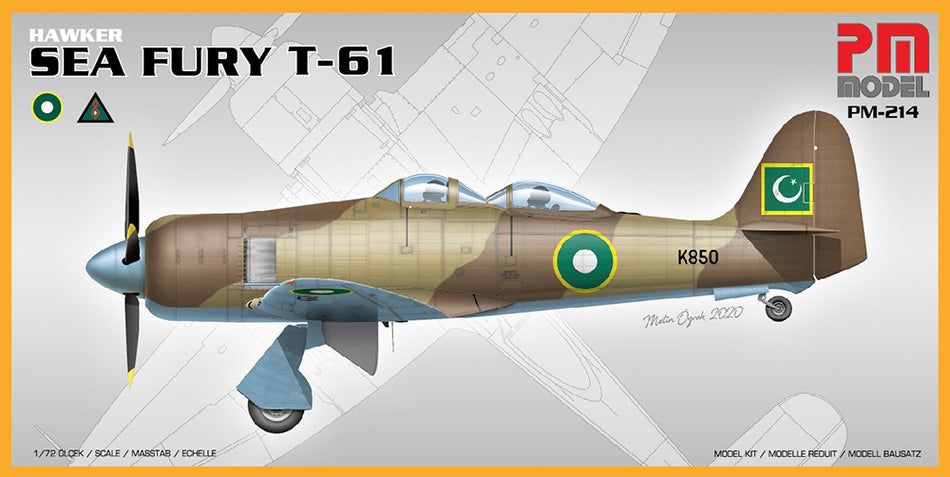 PKPM214 PM Model Hawker Sea Fury T-61