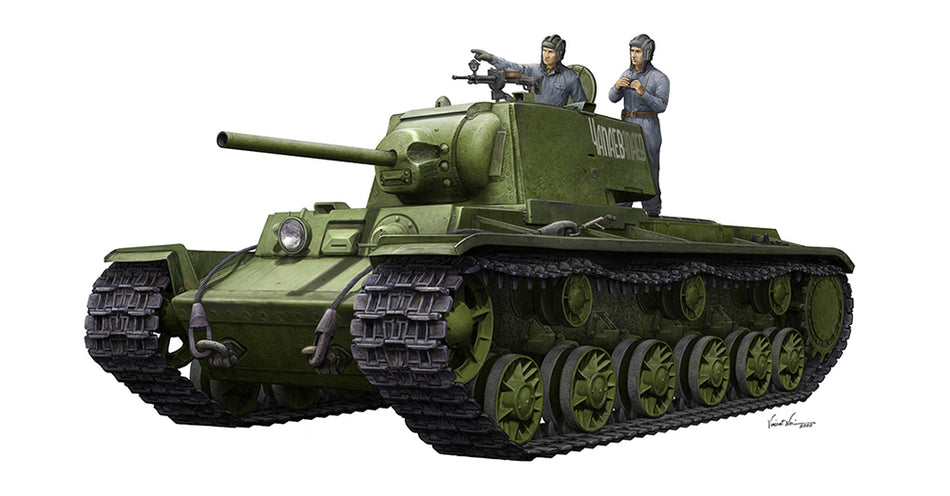 PKTM09597 Trumpeter KV-1 1942 Simplified Turret w/ Tank Crew