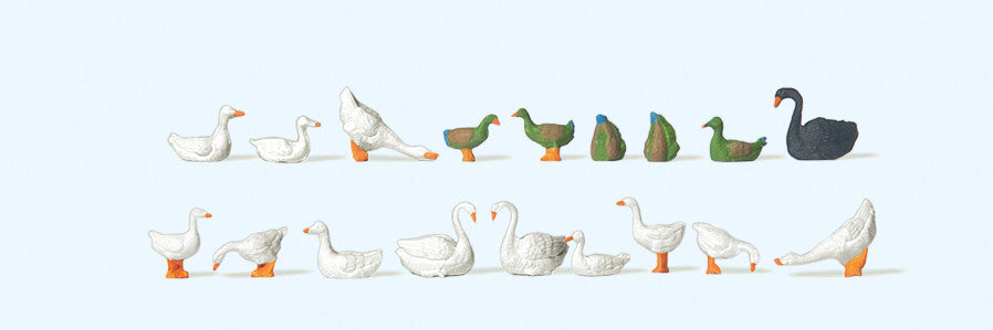 14167 Preiser Ducks Geese and Swans