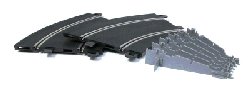C8296 Scalextric Radius 2 10° Banked Curve 45° x 2