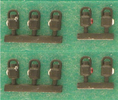 DA4A-2 Springside LMS Head and Tail Lamps Black Pack of 10