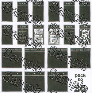 TSOO26 Tiny Signs Great Western Railway Poster Boards