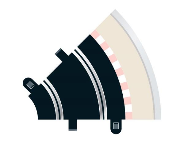 C8202 Scalextric Radius 1 Curve 45° x 2
