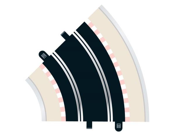 C8206 Scalextric Radius 2 Curve 45° x 2