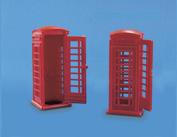 5006 Model Scene Red Telephone Kiosks