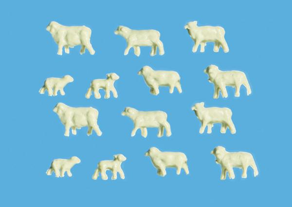 5177 Model Scene Sheep and Lambs