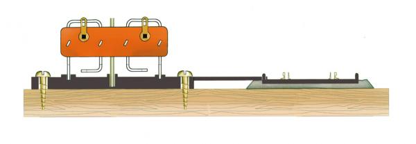 PL12 Peco Point Motor Adaptor Base