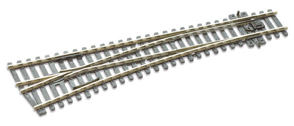 SLE96 Peco Medium Radius Turnout Left Hand Electrofrog Code 100