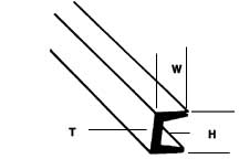 UFS-8 Plastruct Fineline Deep U Channel