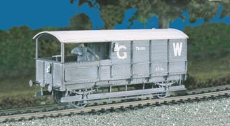 PC569 Parkside GWR 20 Ton Toad Brake Van kit Ratio 569
