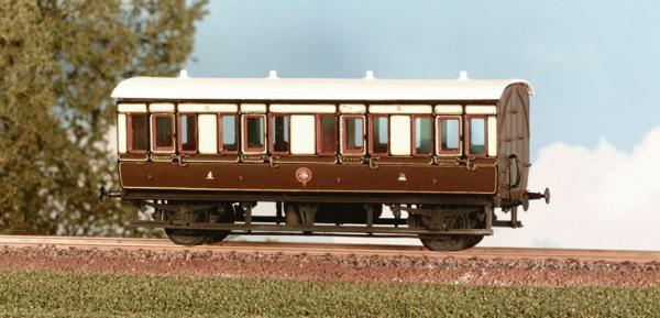 PC612 Parkside GWR 4 Wheel Coach Composite kit