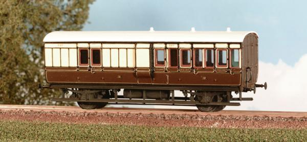 PC613 Parkside GWR 4 Wheel Coach Brake Third kit