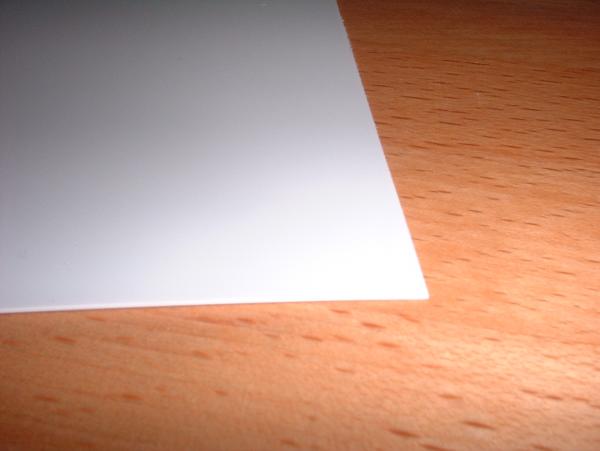 0120 Slaters Plastikard 20thou White Sheet