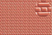 0399 Slaters Plastikard 4mm English Bond Brick Red
