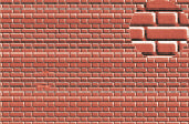 0407 Slaters Plastikard 4mm Flemish Bond Brick Red