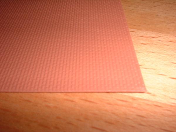 0445 Slaters Plastikard 3mm Brick Red