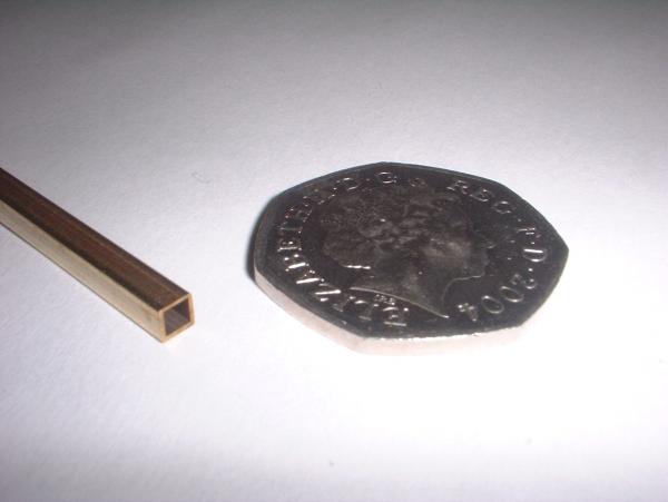 8151 KS Metals Square Brass Tube