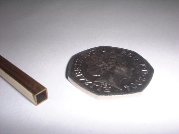 8152 KS Metals Square Brass Tube