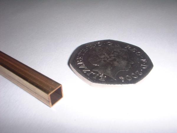 8153 KS Metals Square Brass Tube