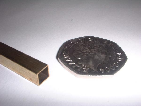 8154 KS Metals Square Brass Tube