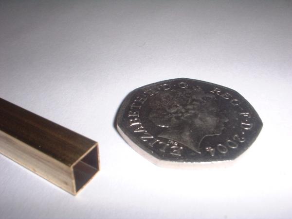 8155 KS Metals Square Brass Tube