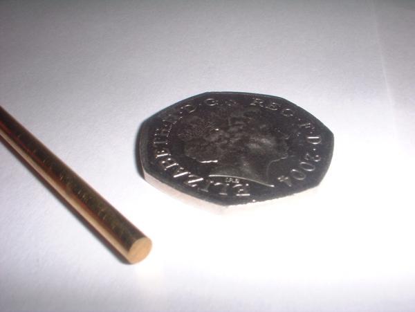 8164 K & S Metals Solid Brass Rod