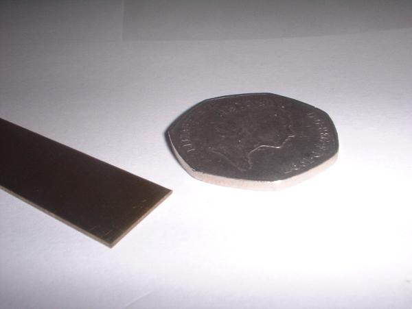 8241 KS Metals Brass Strip 0.032in x 0.5in x 12in