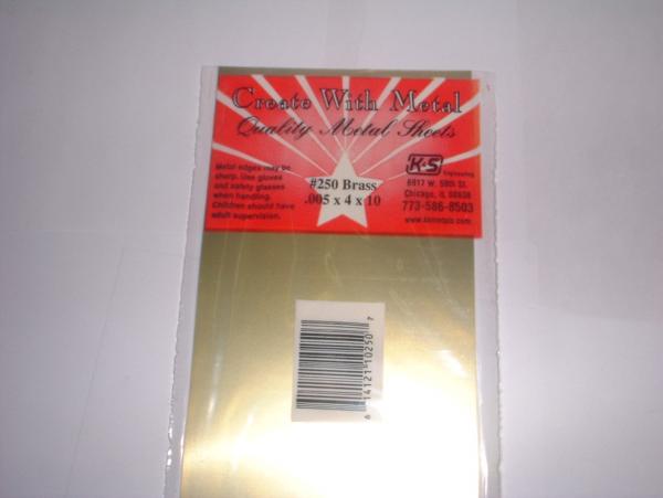 250 KS Metals Brass Sheet