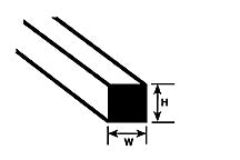 MS-80 Plastruct Fineline Solid Square MicroRod