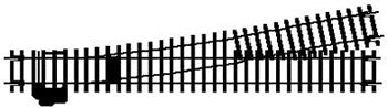 36-877 Bachmann Left Hand Express Point 852mm