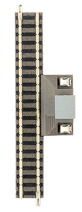 9108 Fleischmann Straight connecting track 2 poles