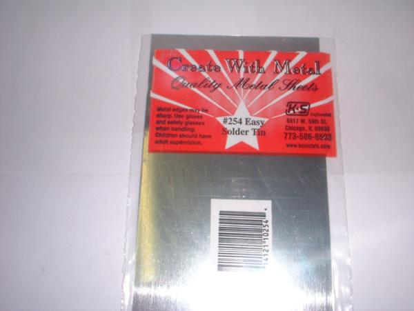 254 KS Metals Tin Sheet